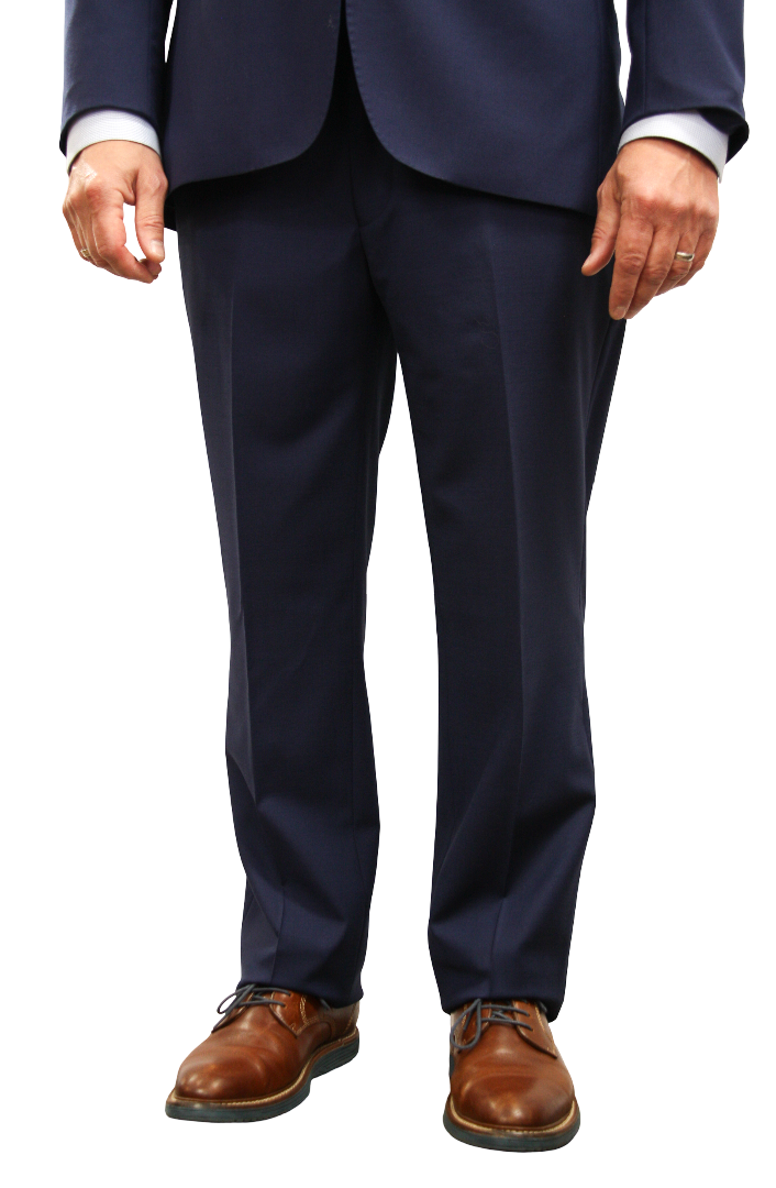 Bristol Blue Dress Slacks Wool Stretch