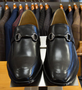 Black Johnston & Murphy  Slip-on Shoe